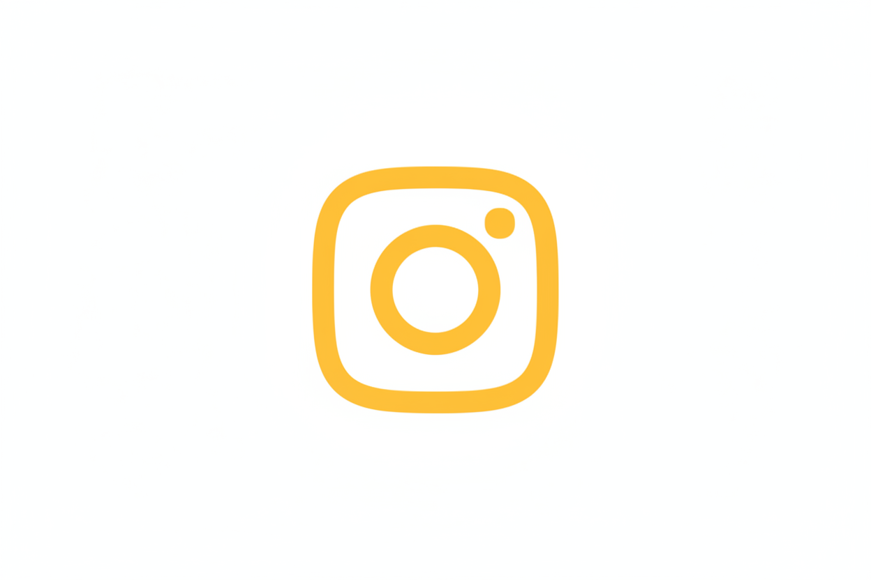 yellow instagram logo
